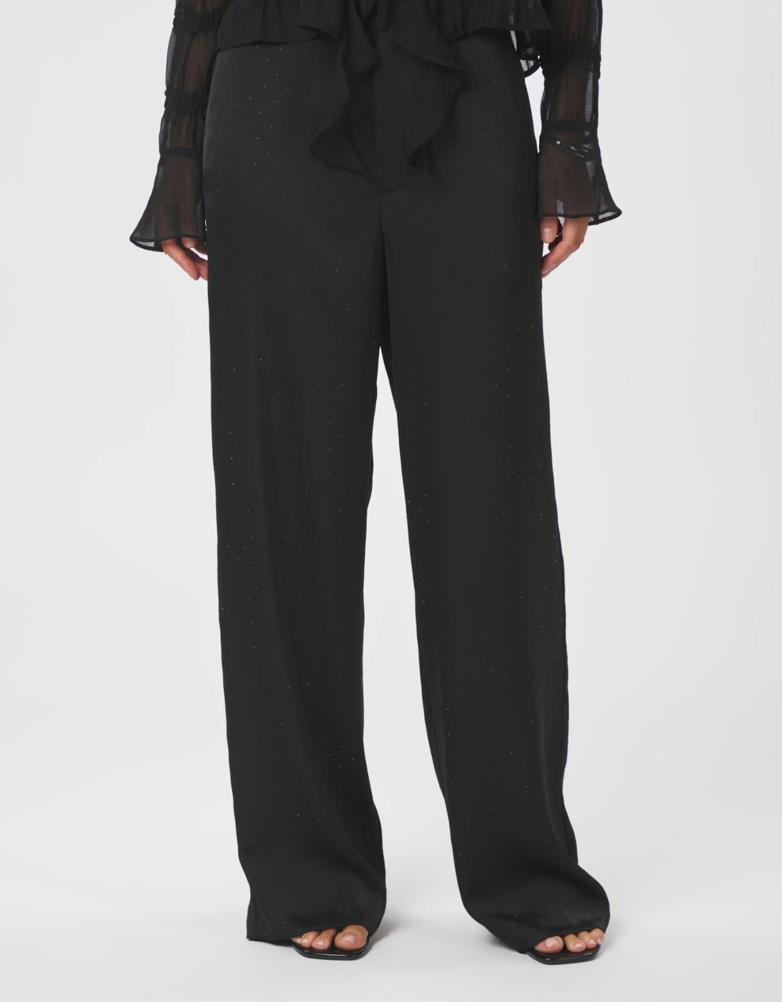 Broek Heavy Sateen  Bedaz 'Emmett' - Black - Neo Noir