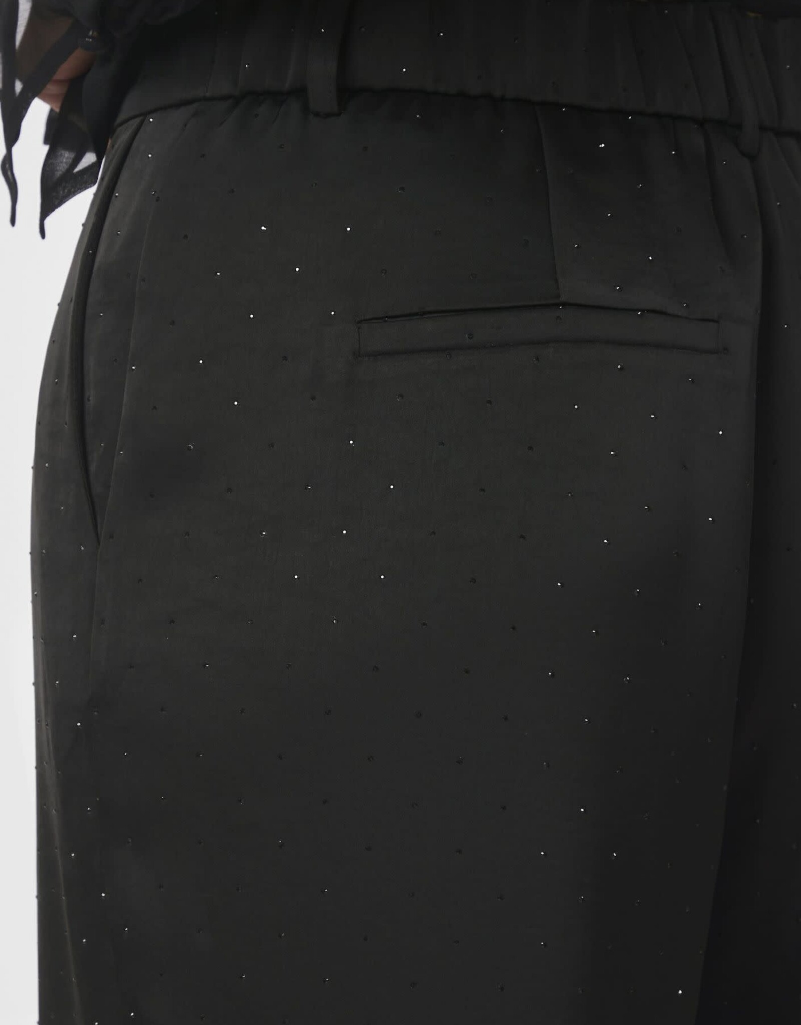 Broek Heavy Sateen  Bedaz 'Emmett' - Black - Neo Noir