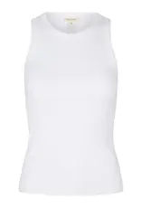 Esmé Studios Top Racerback Rib 'Blossom' - White - Esmé Studios