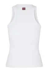 Esmé Studios Top Racerback Rib 'Blossom' - White - Esmé Studios