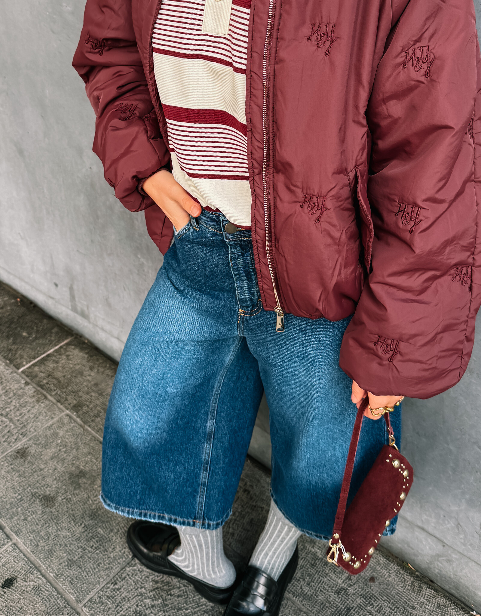The Golden House Joh Bermuda Jeans 'Elke' - Blue