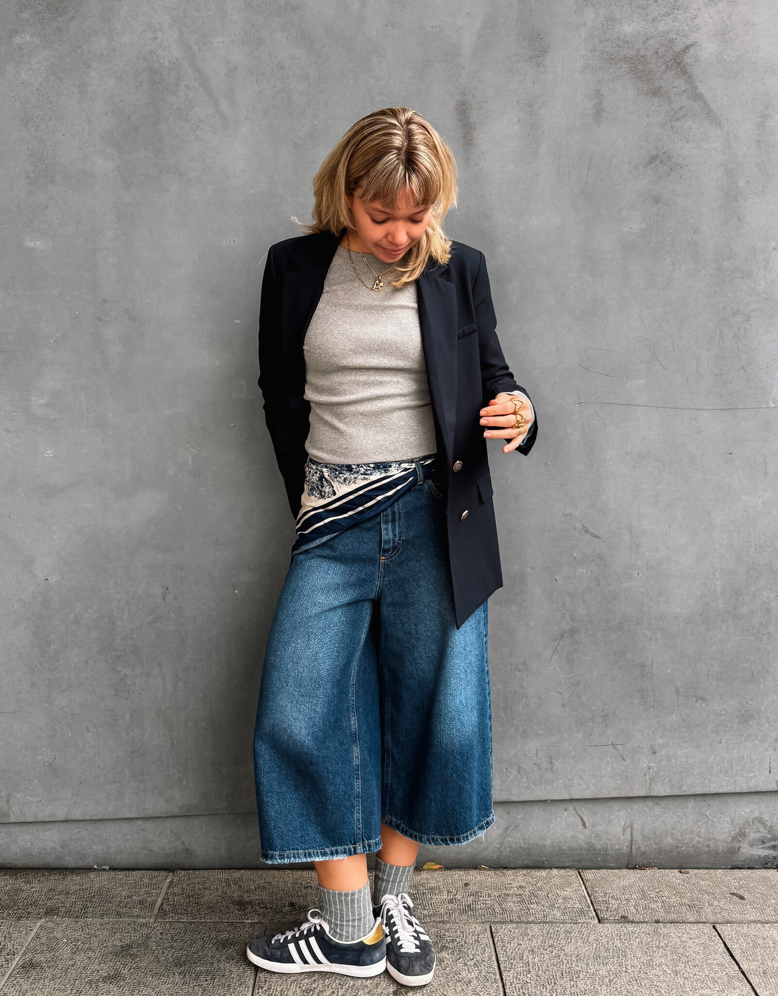 The Golden House Joh Bermuda Jeans 'Elke' - Blue