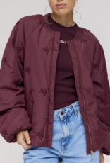 Harper&Yve Bomber 'Nori' - Wine Berry - Harper&Yve