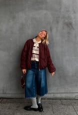 Harper&Yve Bomber 'Nori' - Wine Berry - Harper&Yve