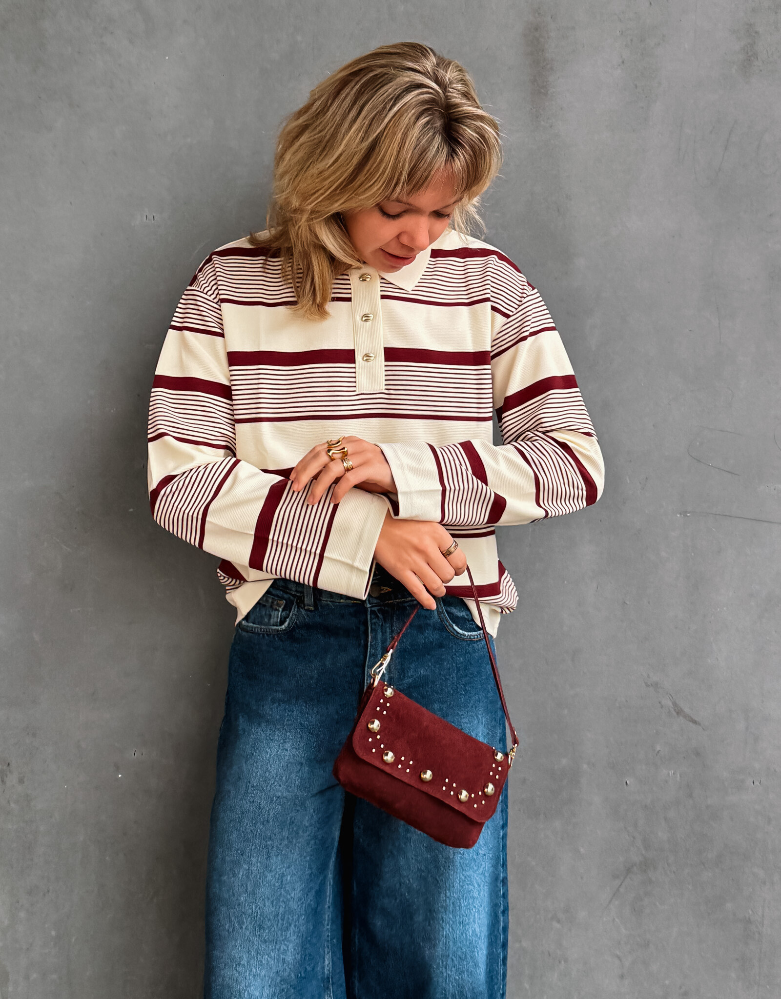 Moves Pull Polo 'Pomila' - Fig - Moves