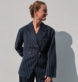 Harper&Yve Blazer 'Anne' - Blue Stripe - Harper&Yve