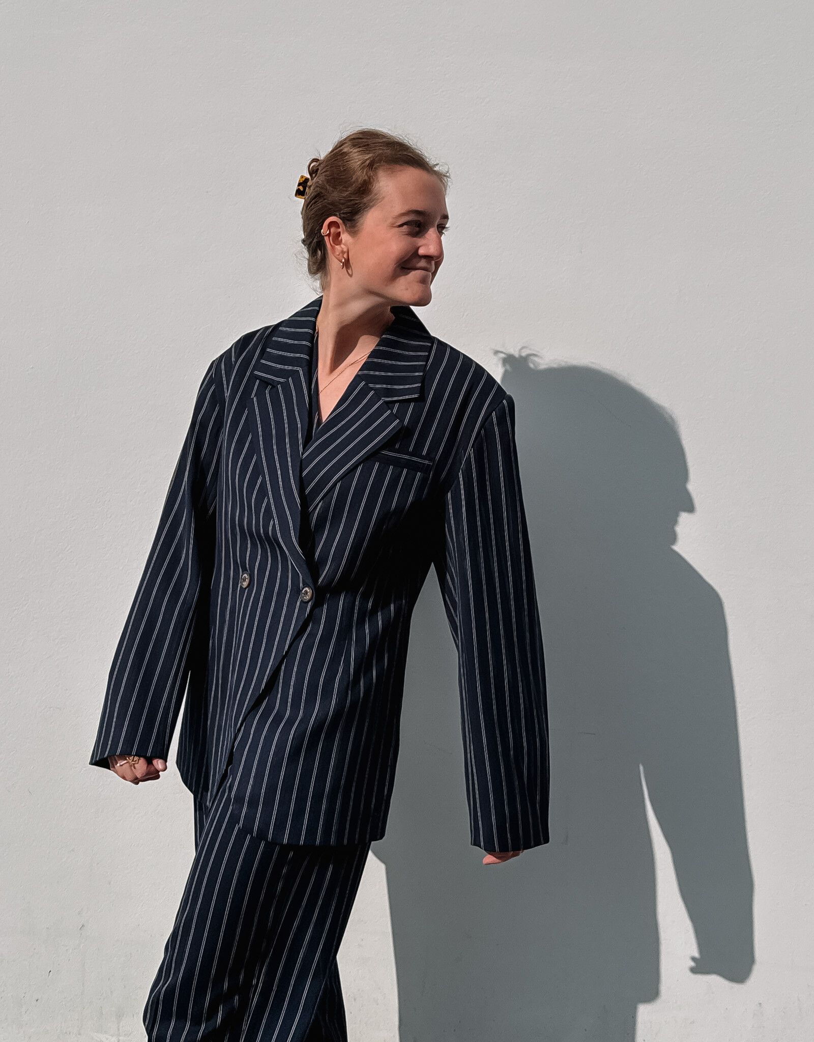 Harper&Yve Blazer 'Anne' - Blue Stripe - Harper&Yve