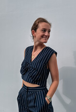 Harper&Yve Top 'Sabrina' - Blue Stripe - Harper&Yve