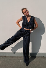 Harper&Yve Top 'Sabrina' - Blue Stripe - Harper&Yve