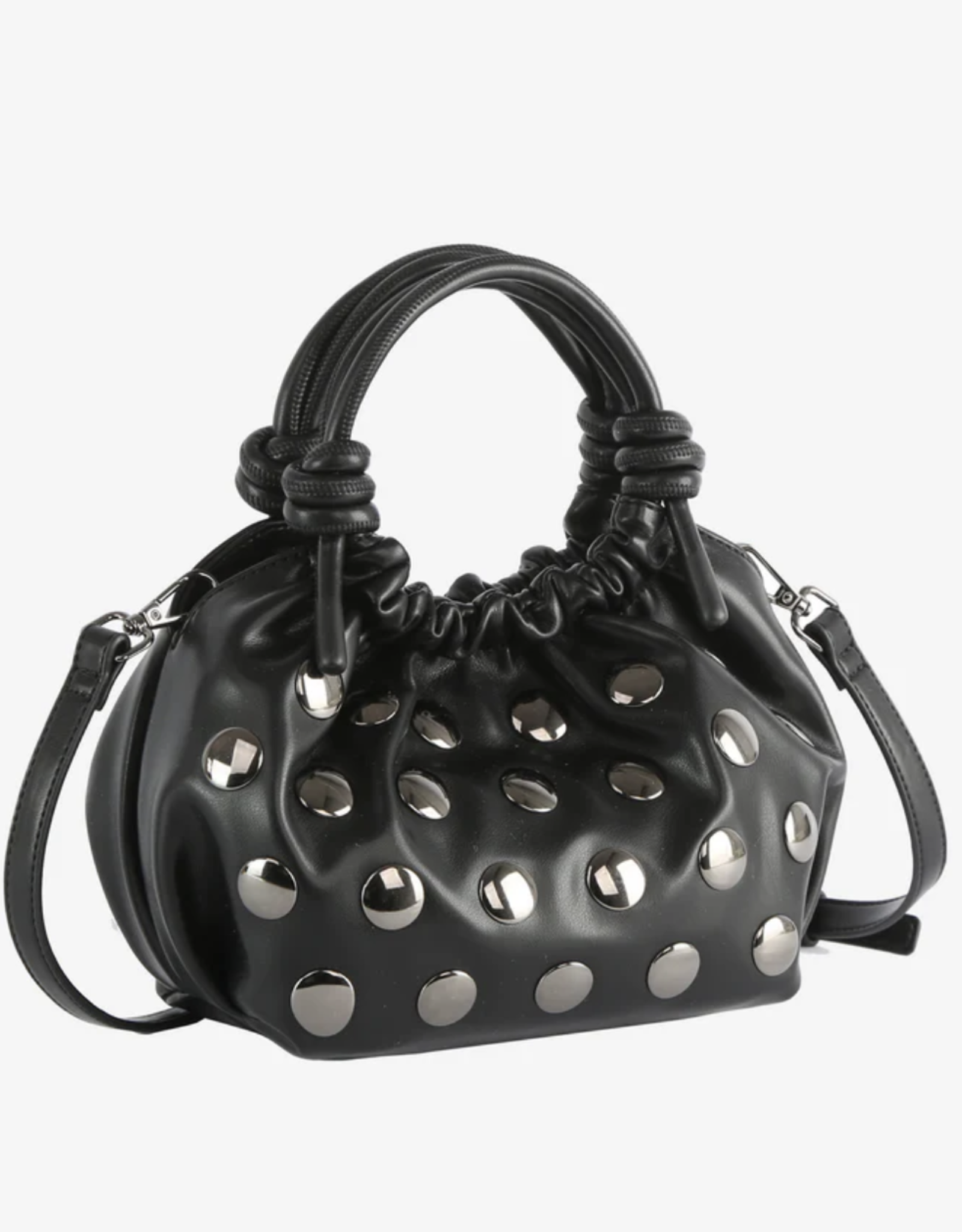 HVISK Handtas  'Jolly Soft Structure Studs' - Black - Hvisk
