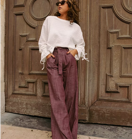 Monré Broek 'Renee' - Bordeaux -  Monré