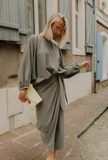 Monré Rok 'Joelle' - Tweed Fabric Grey - Monré