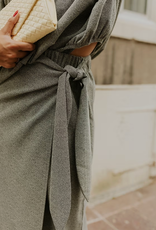 Monré Rok 'Joelle' - Tweed Fabric Grey - Monré