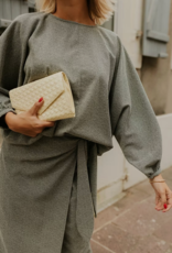 Monré Rok 'Joelle' - Tweed Fabric Grey - Monré