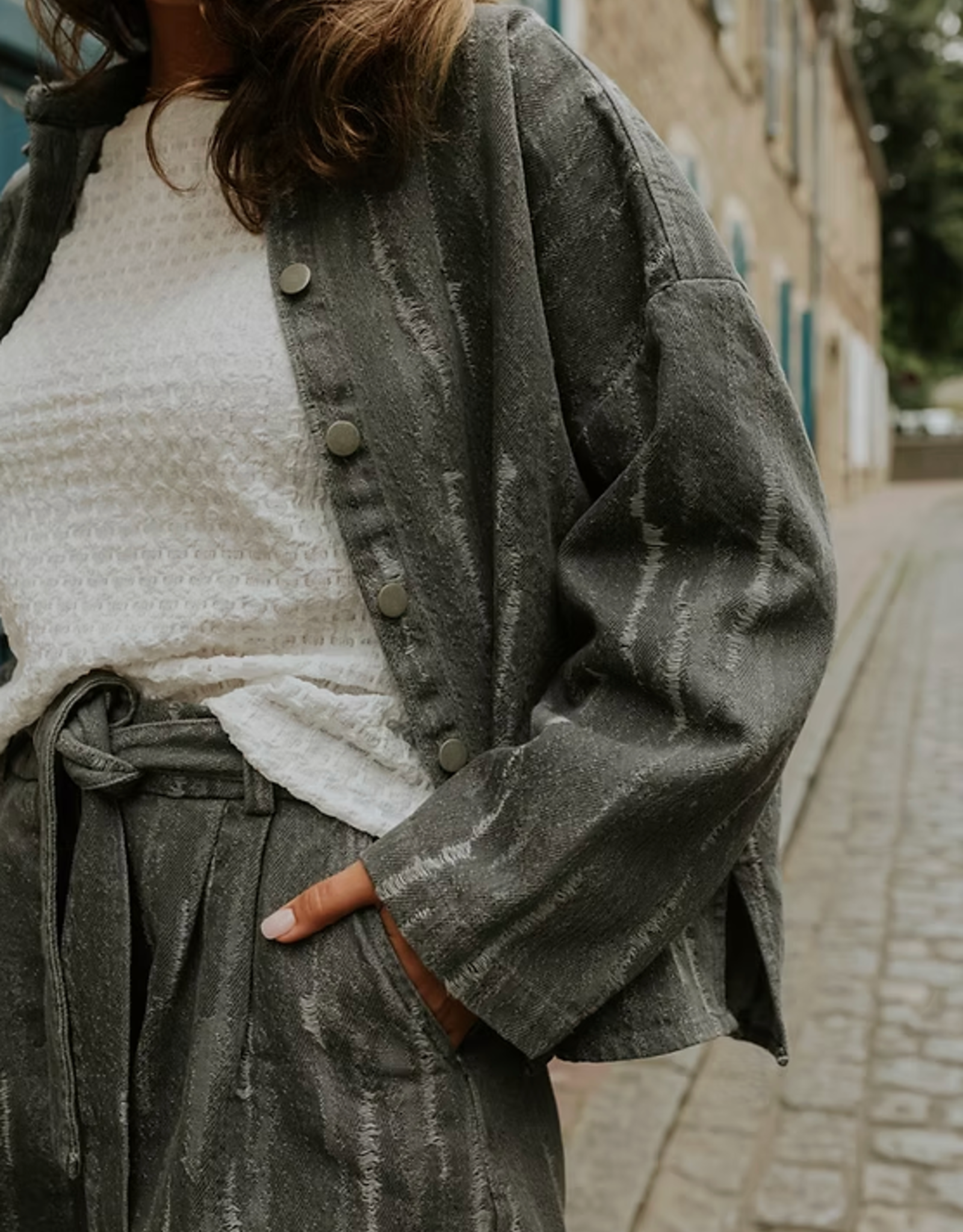 Monré Jacket 'Mira' - Grey - Monré