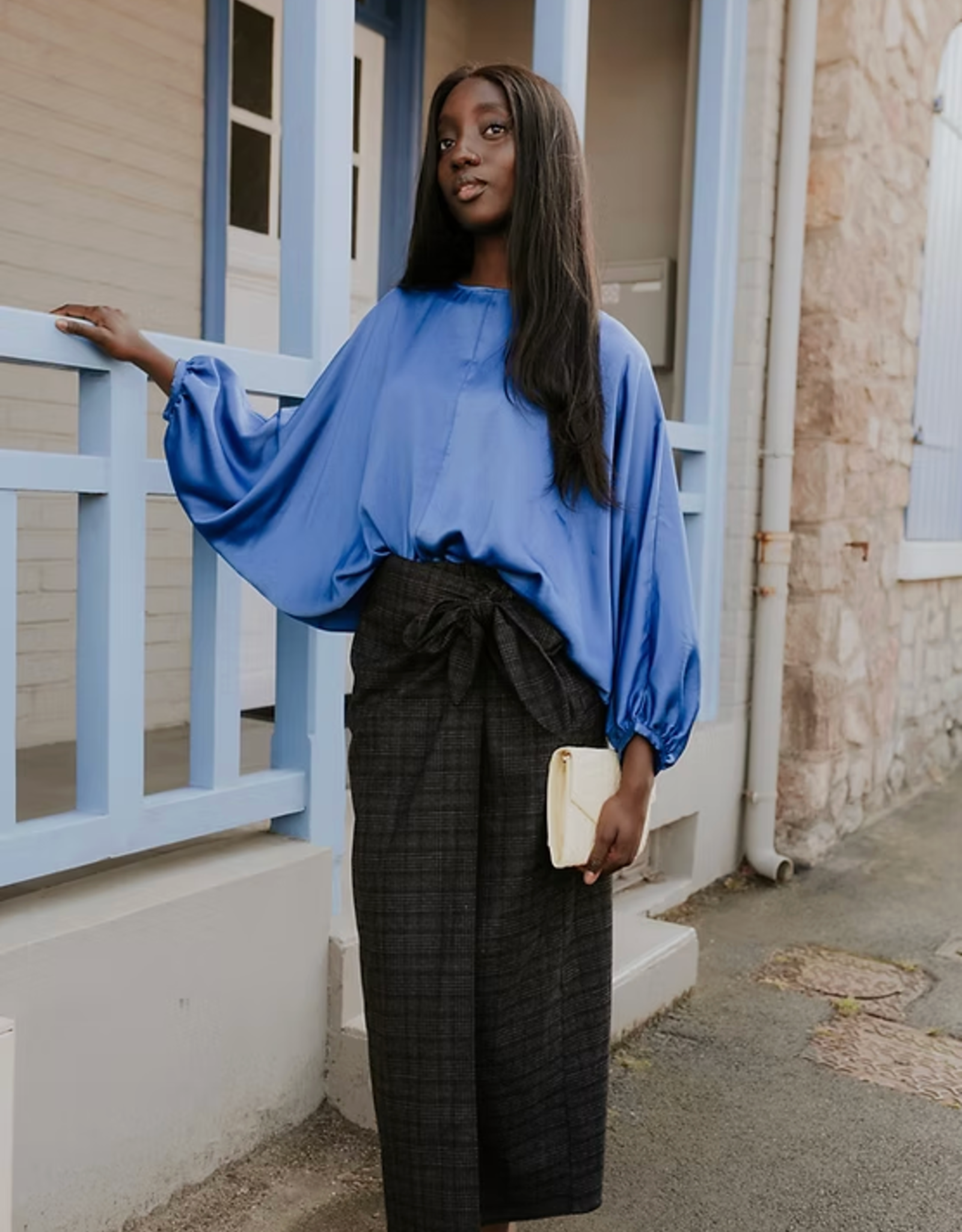 Monré Rok 'Joelle' - Square  Fabric Black - Monré