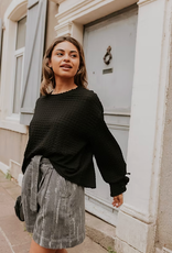 Monré Blouse 'Lucy' - Zwart - Monré