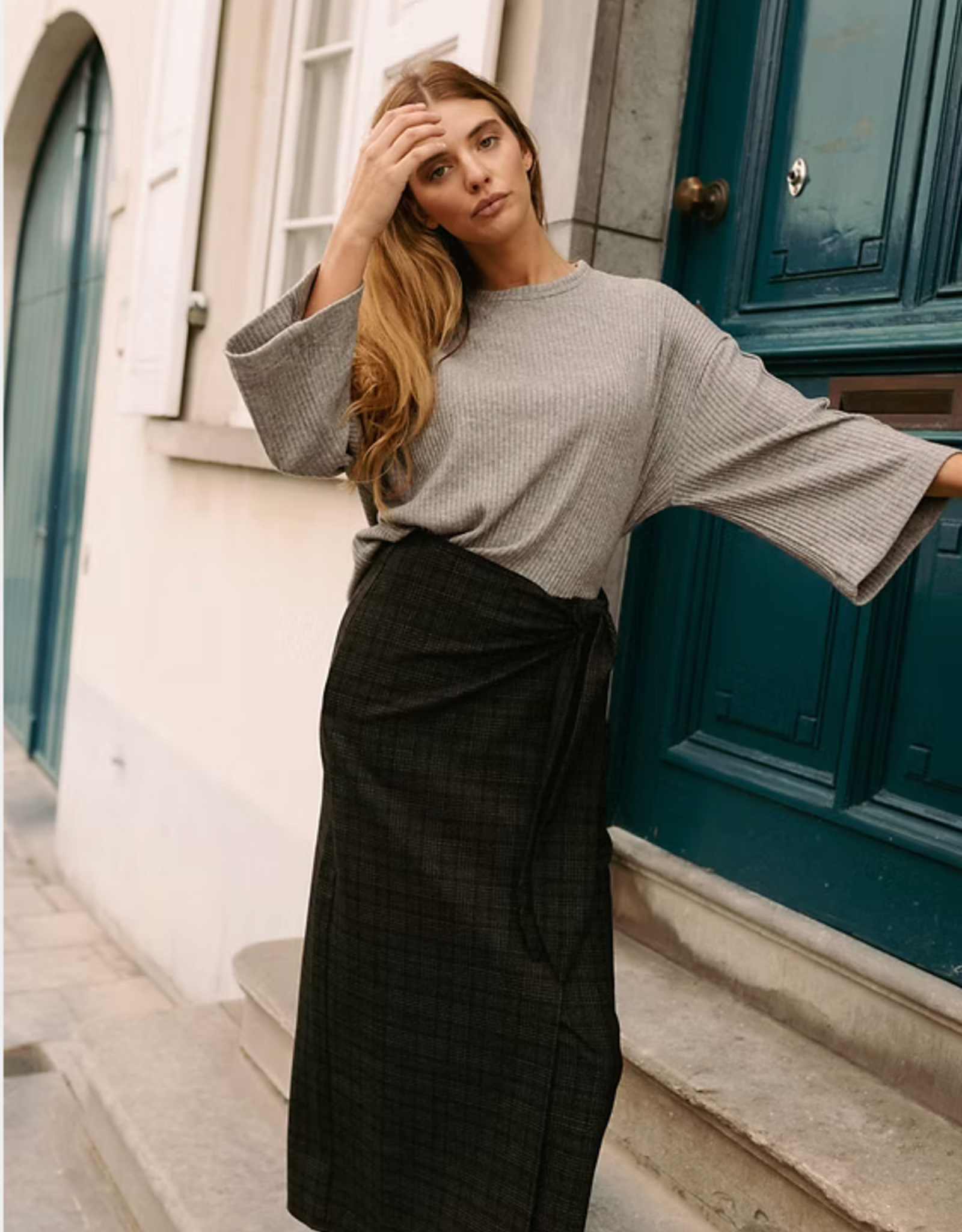 Monré Pull 'Aimee' - Grey - Monré