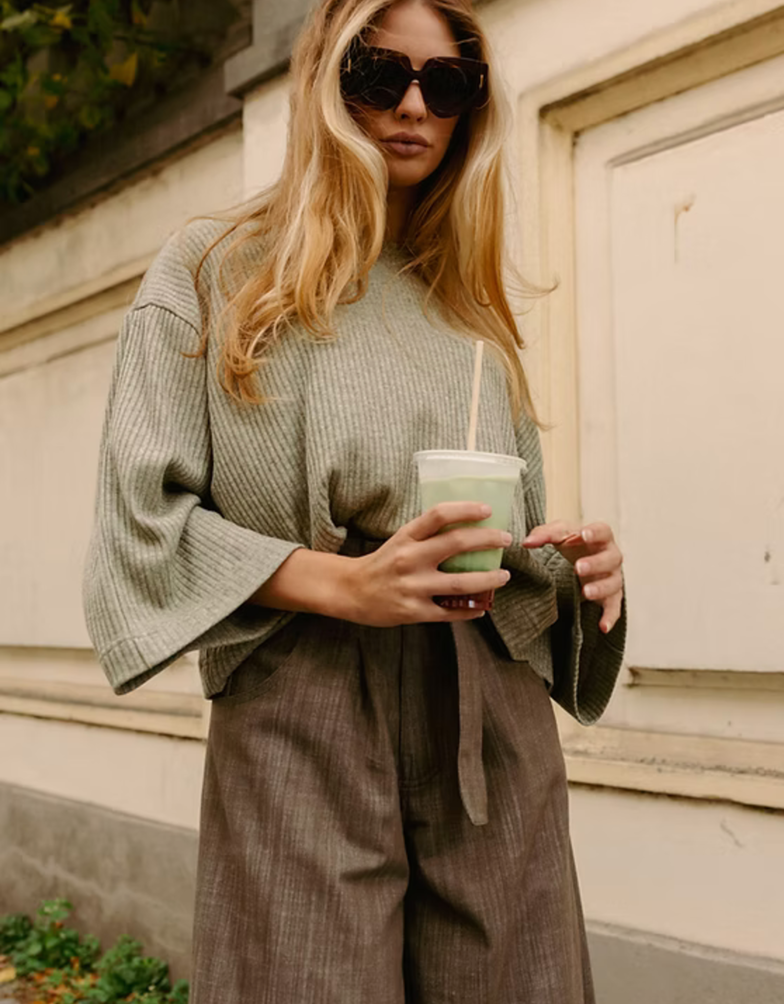 Monré Pull 'Aimee' - Green - Monré