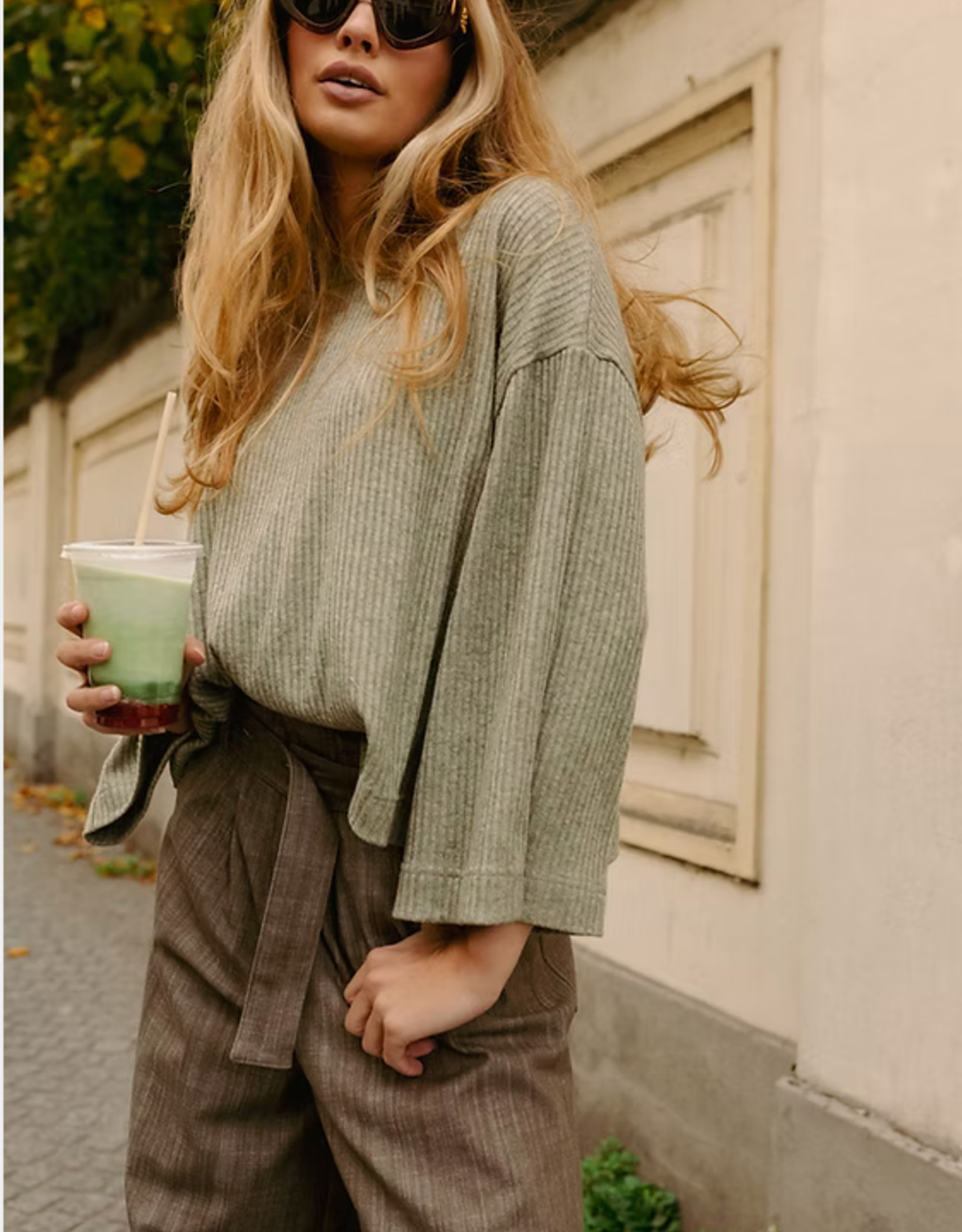 Monré Pull 'Aimee' - Green - Monré