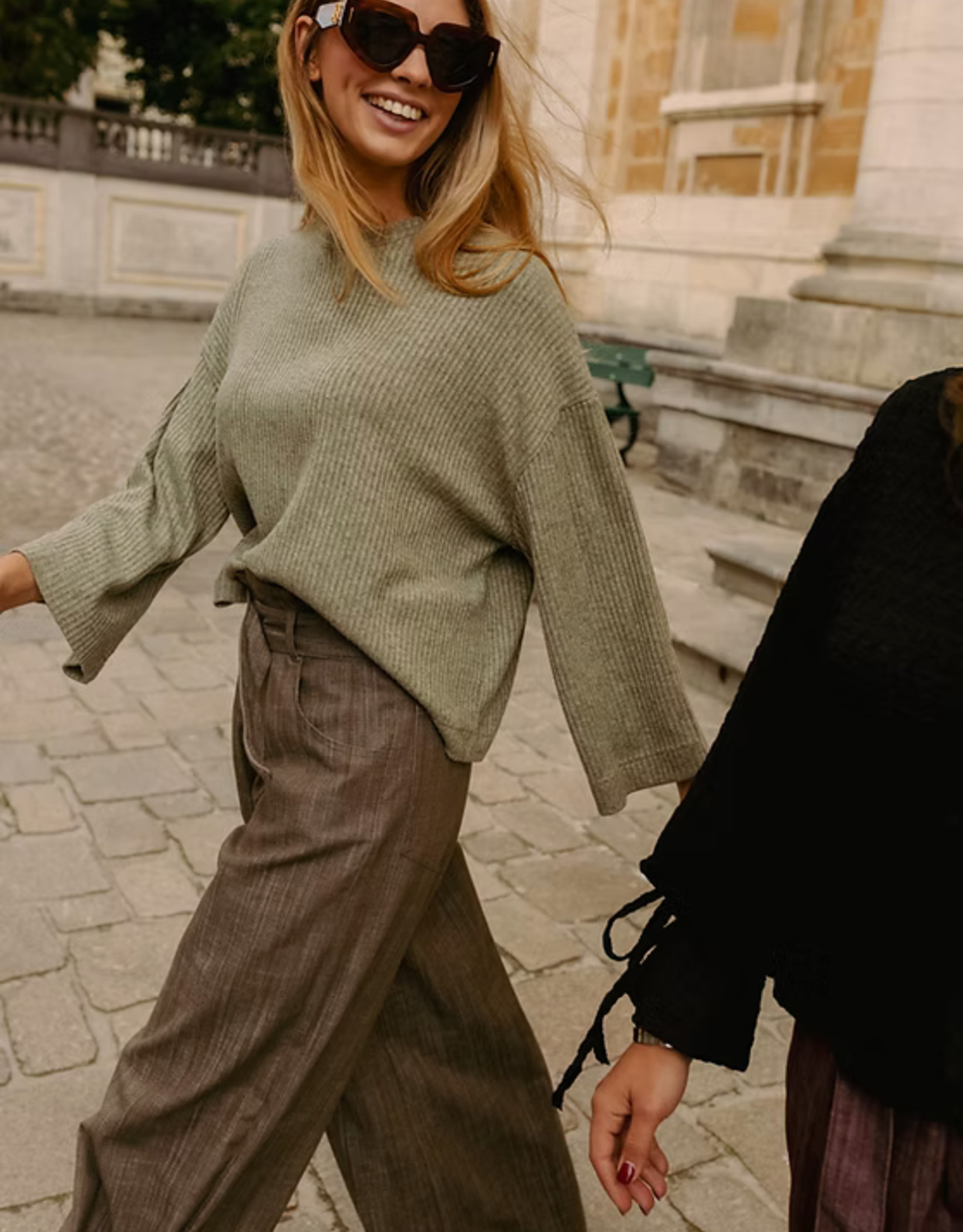 Monré Pull 'Aimee' - Green - Monré