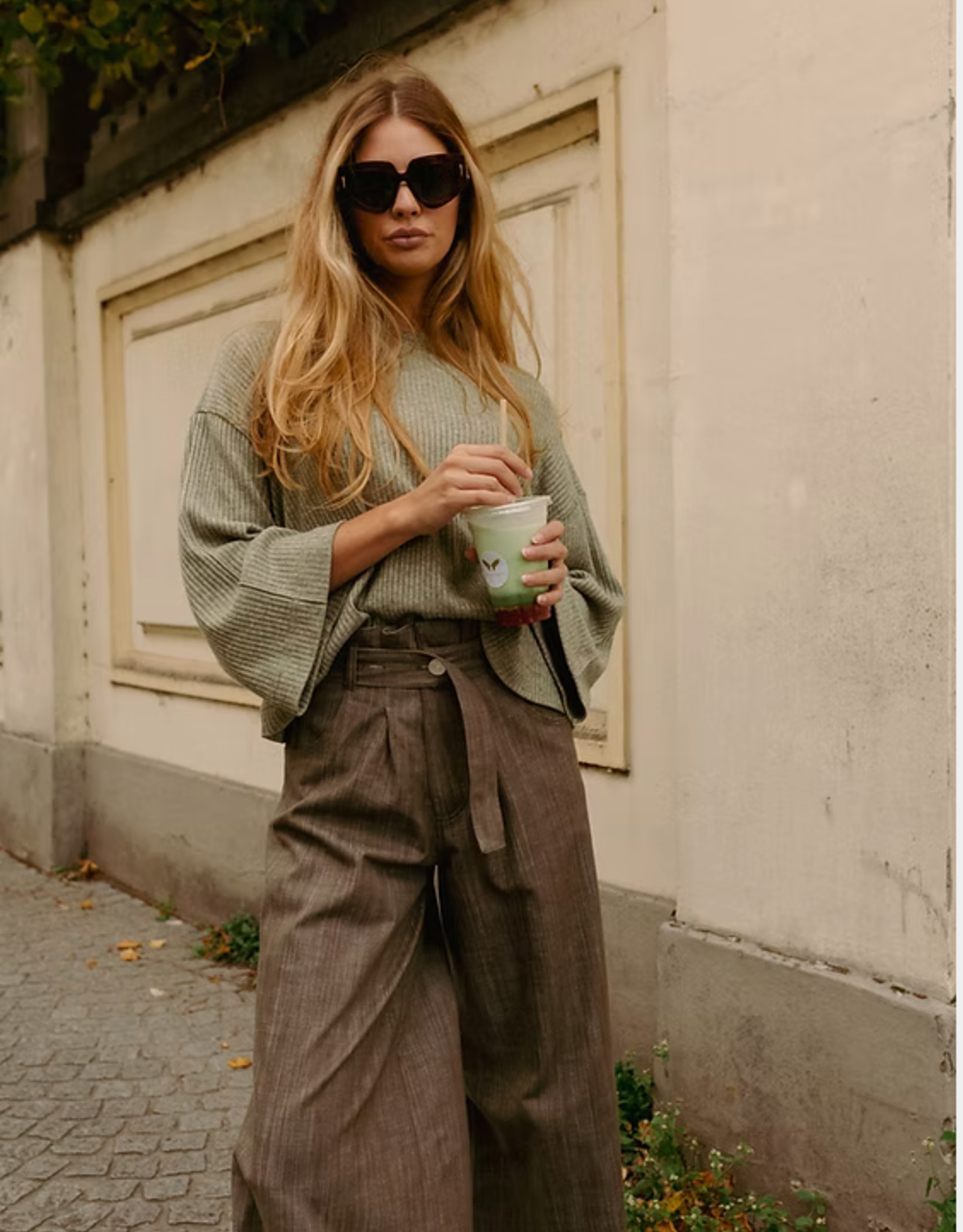 Monré Pull 'Aimee' - Green - Monré
