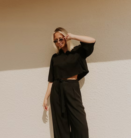 Monré Broek 'Clemence' - Zwart - Monré