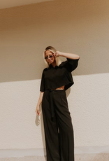Monré Blouse 'Helena' - Zwart - Monré