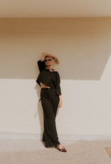 Monré Blouse 'Helena' - Zwart - Monré
