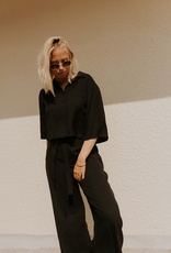 Monré Blouse 'Helena' - Zwart - Monré