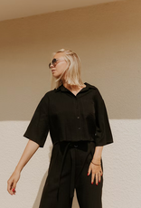 Monré Blouse 'Helena' - Zwart - Monré