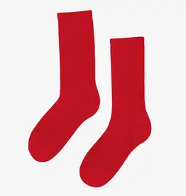 Colorful Standard Socks 'Organic Active' - Scarlet Red - Colorful Standard