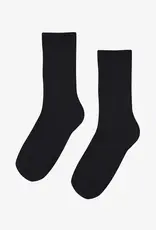 Colorful Standard Socks 'Classic Organic' - Deep Black  - Colorful Standard - One Size