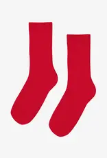 Colorful Standard Socks 'Classic Organic' - Scarlet Red - Colorful Standard - One Size