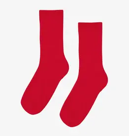 Colorful Standard Socks 'Classic Organic' - Scarlet Red - Colorful Standard - One Size