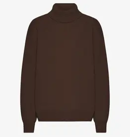 Colorful Standard Pull Merino Wool 'Turtleneck' - Coffee  Brown - Colorful Standard