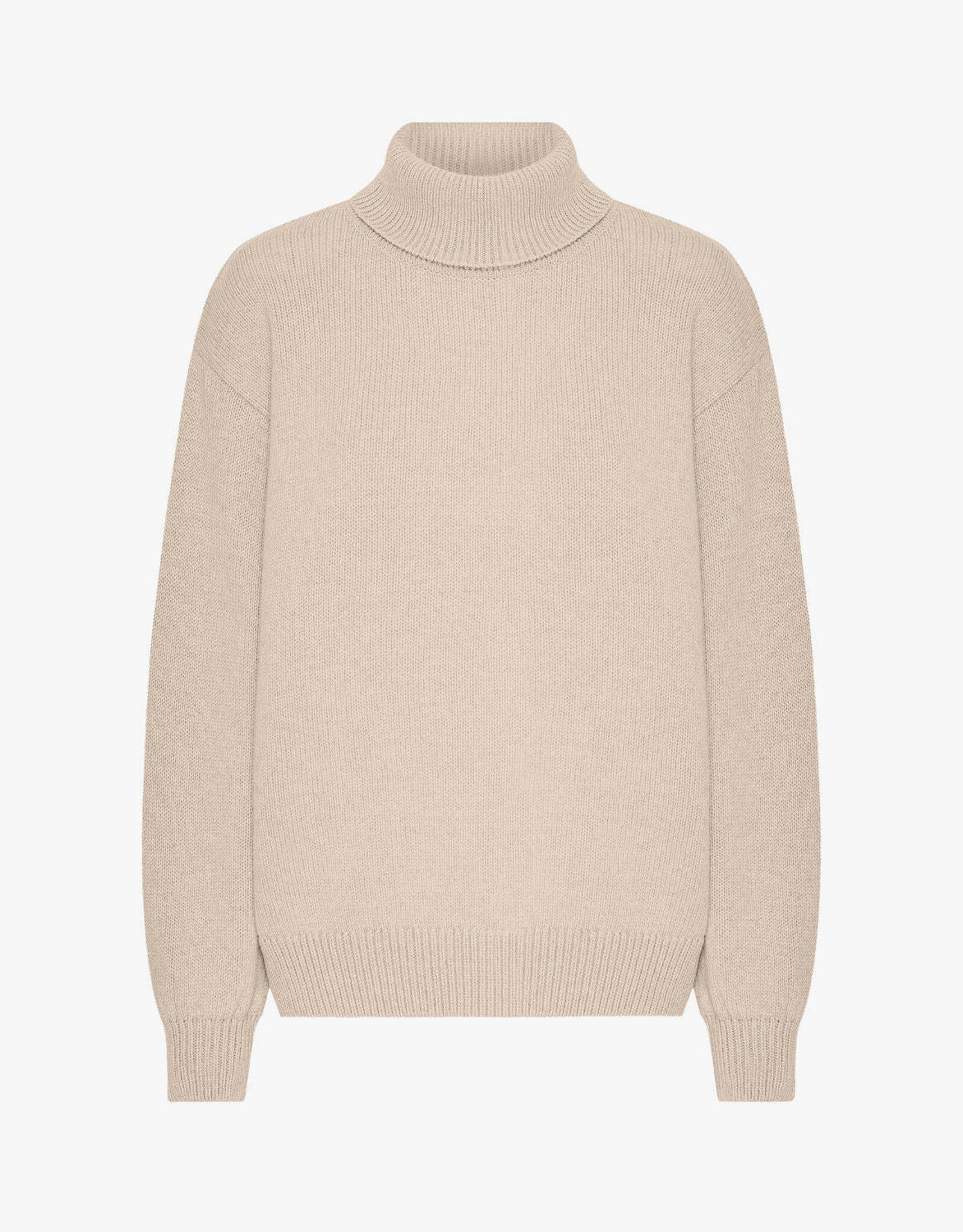 Colorful Standard Pull Merino Wool 'Turtleneck' - Ivory White - Colorful Standard