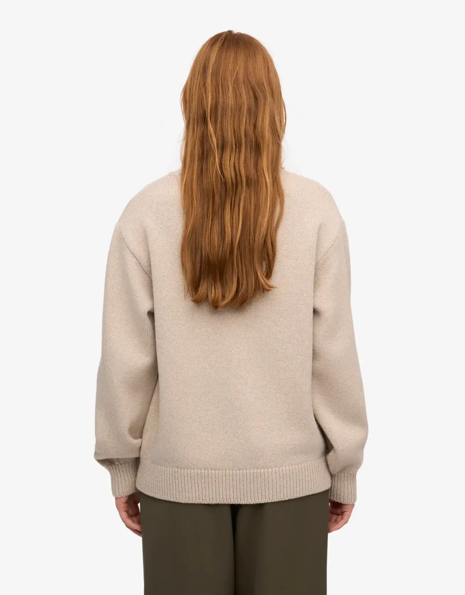 Colorful Standard Pull Merino Wool 'Turtleneck' - Ivory White - Colorful Standard