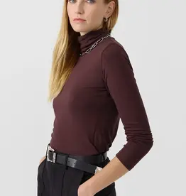 Top Rolkraag 'Eliza' - Brown - Artlove