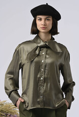 Orfeo - LMK Blouse 'Leon' - Khaki - Orfeo