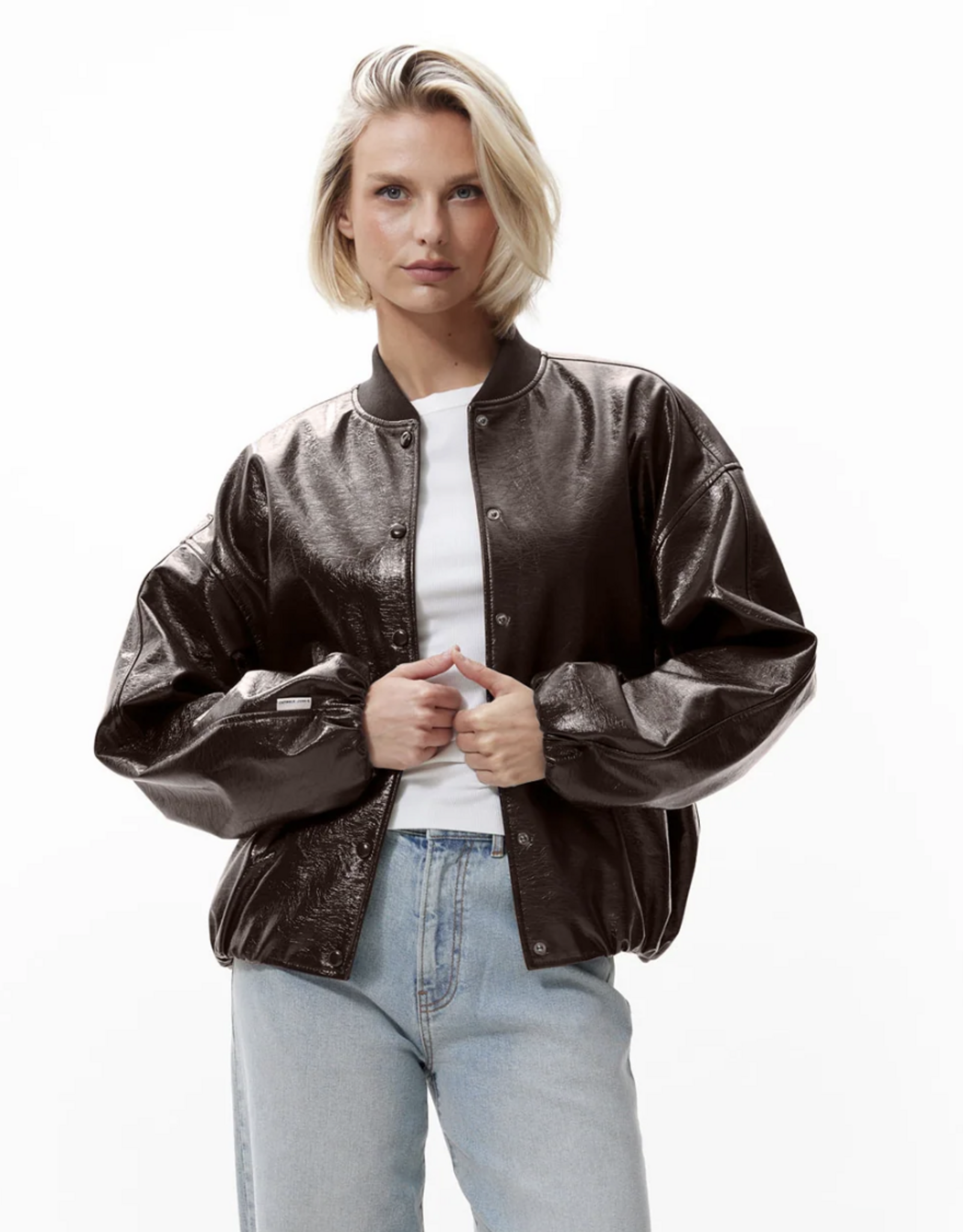 Catwalk Junkie Jacket  'Tuck In Varsity' - Shaved Chocolate - Catwalk Junkie
