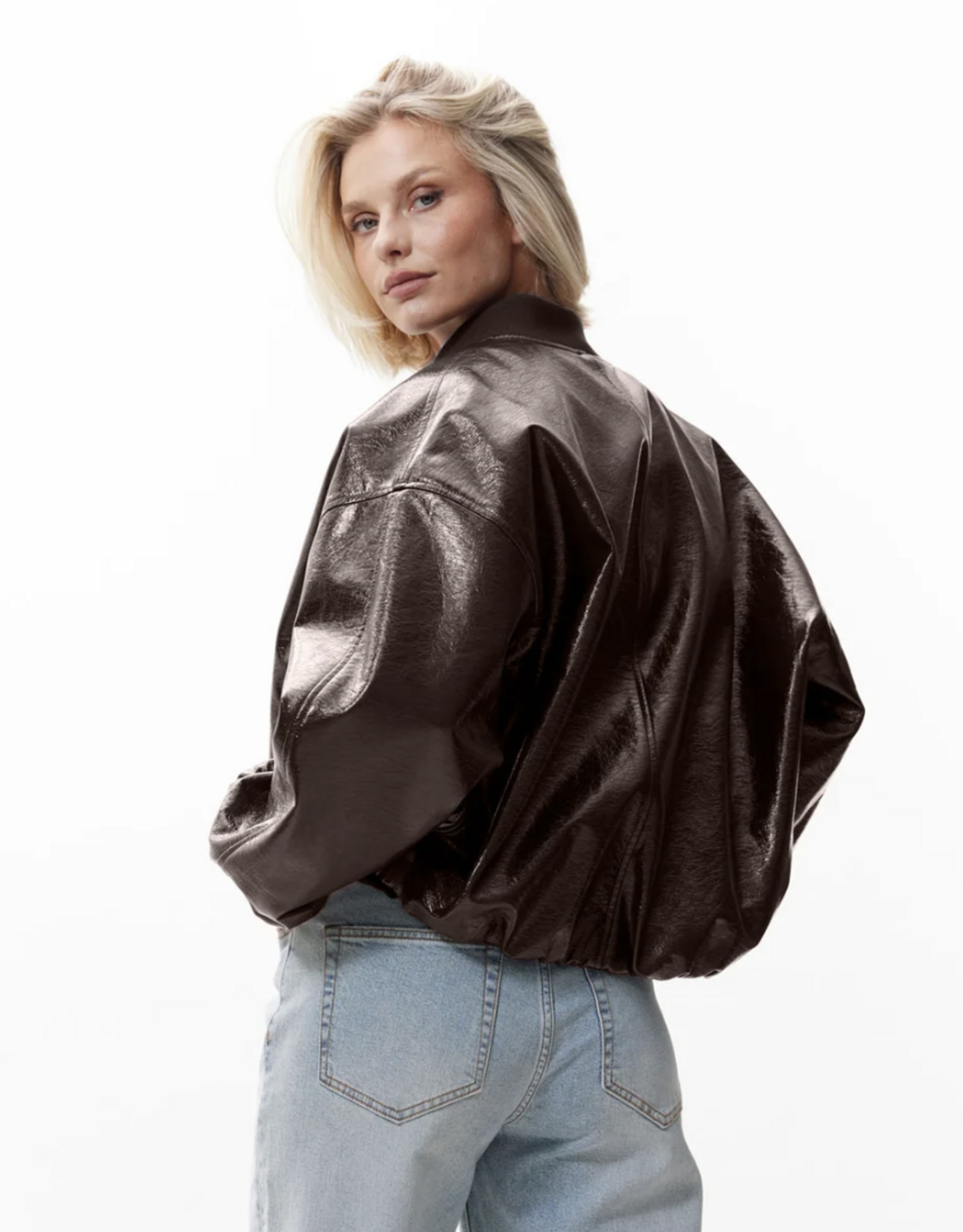 Catwalk Junkie Jacket  'Tuck In Varsity' - Shaved Chocolate - Catwalk Junkie