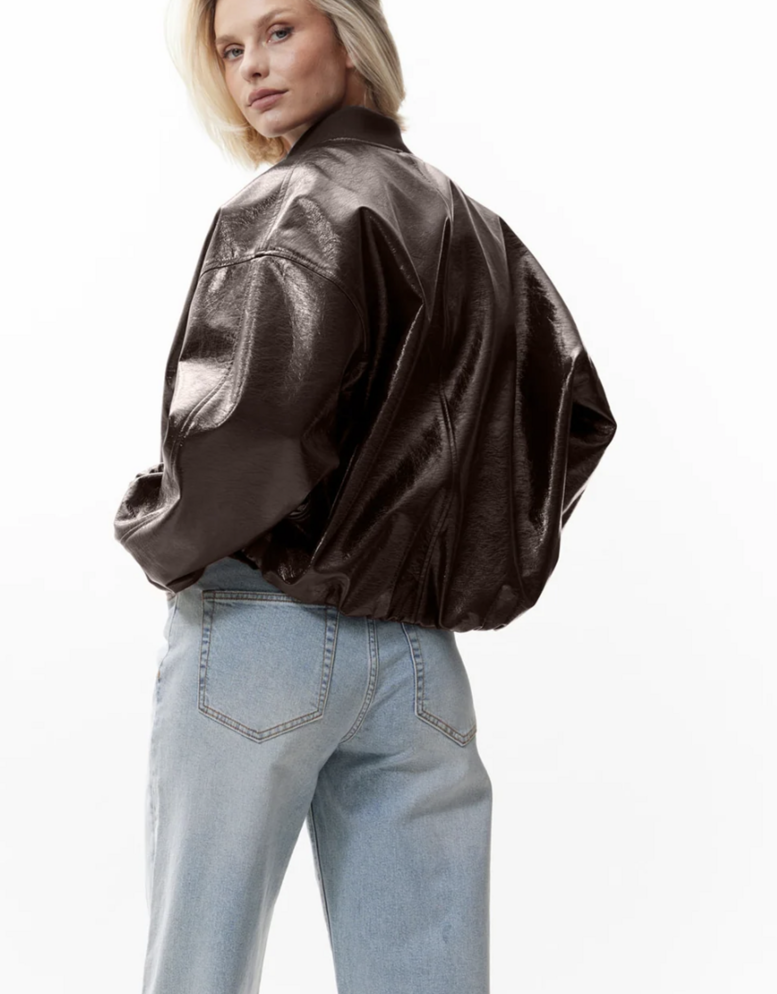 Catwalk Junkie Jacket  'Tuck In Varsity' - Shaved Chocolate - Catwalk Junkie