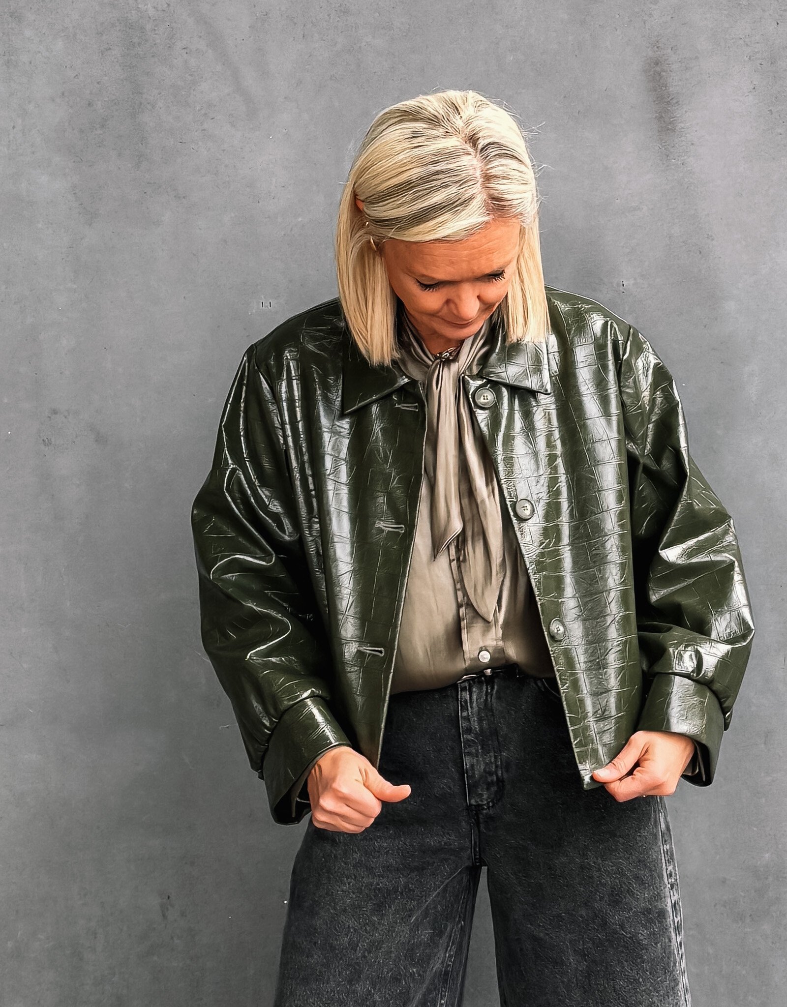 Bô-Dôme Jacket 'Coquet' - Chaki - Bô-Dôme