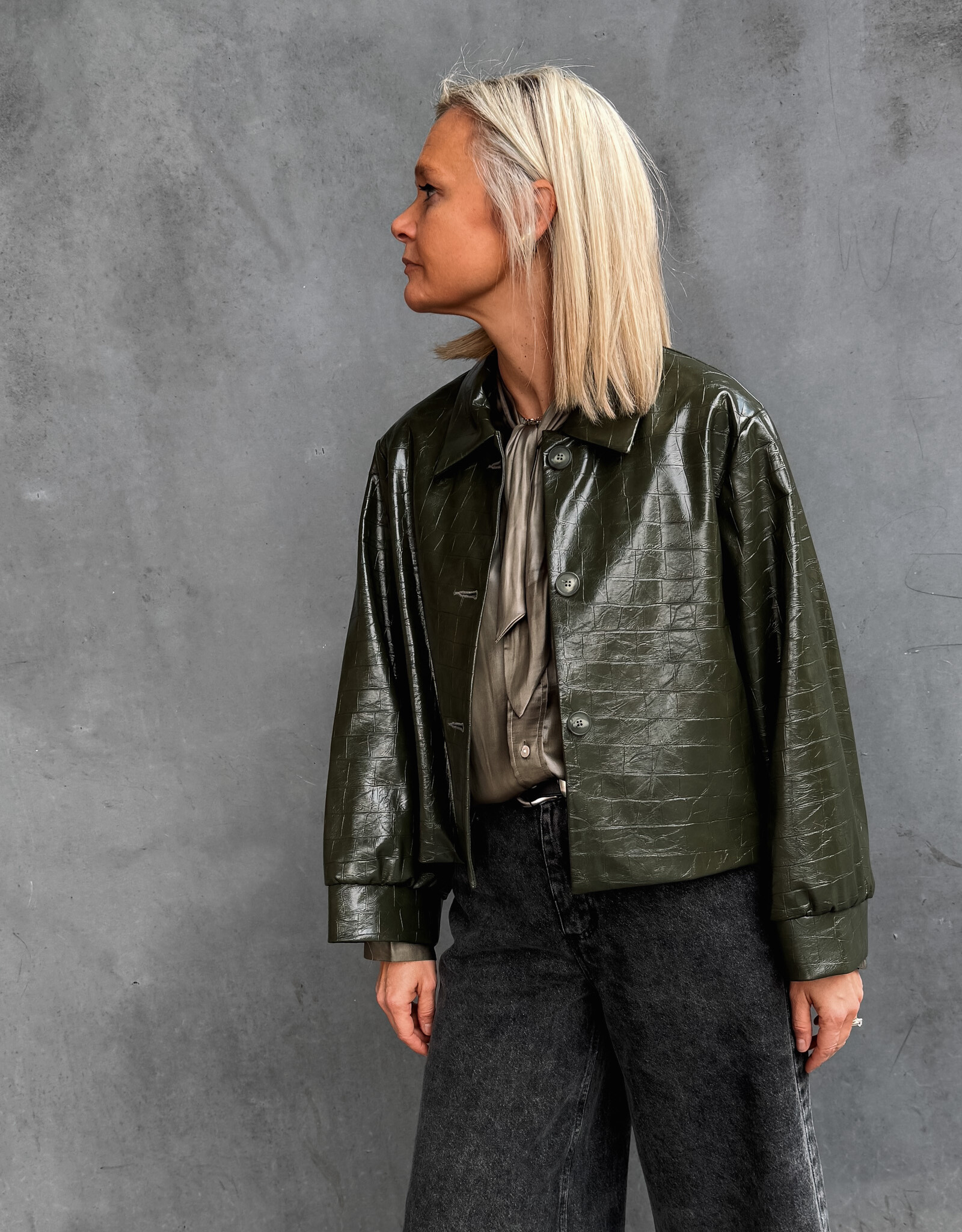 Bô-Dôme Jacket 'Coquet' - Chaki - Bô-Dôme
