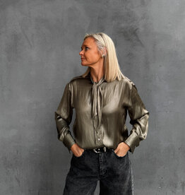 Orfeo - LMK Blouse 'Leon' - Khaki - Orfeo