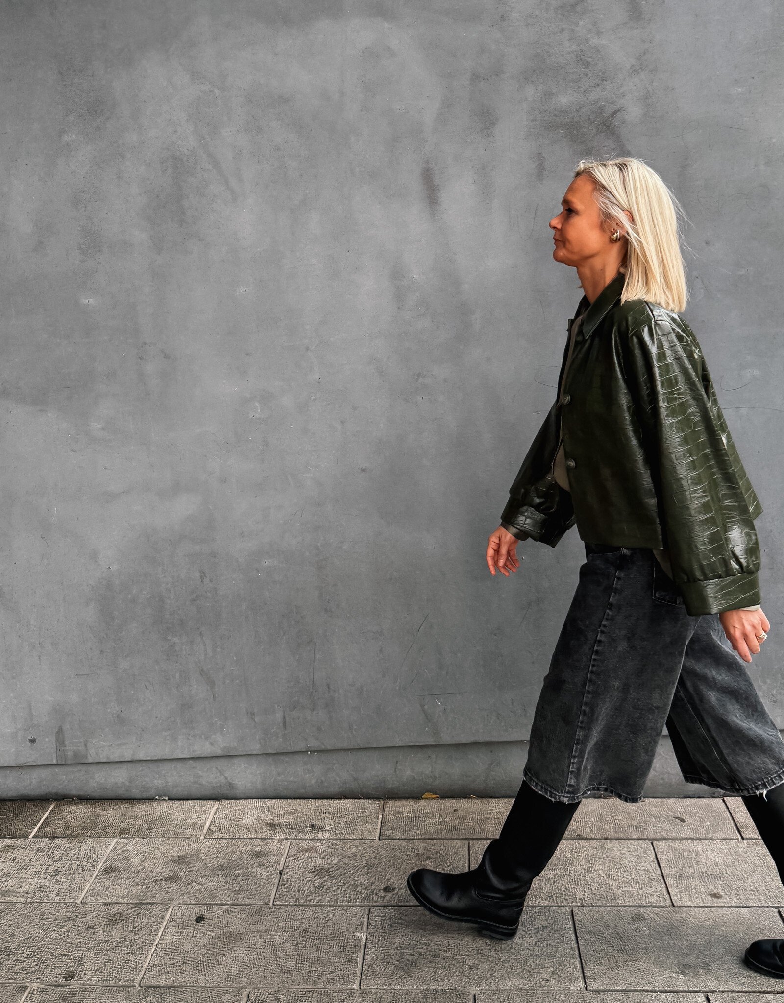 The Golden House Joh Bermuda Jeans 'Elke' - Grey