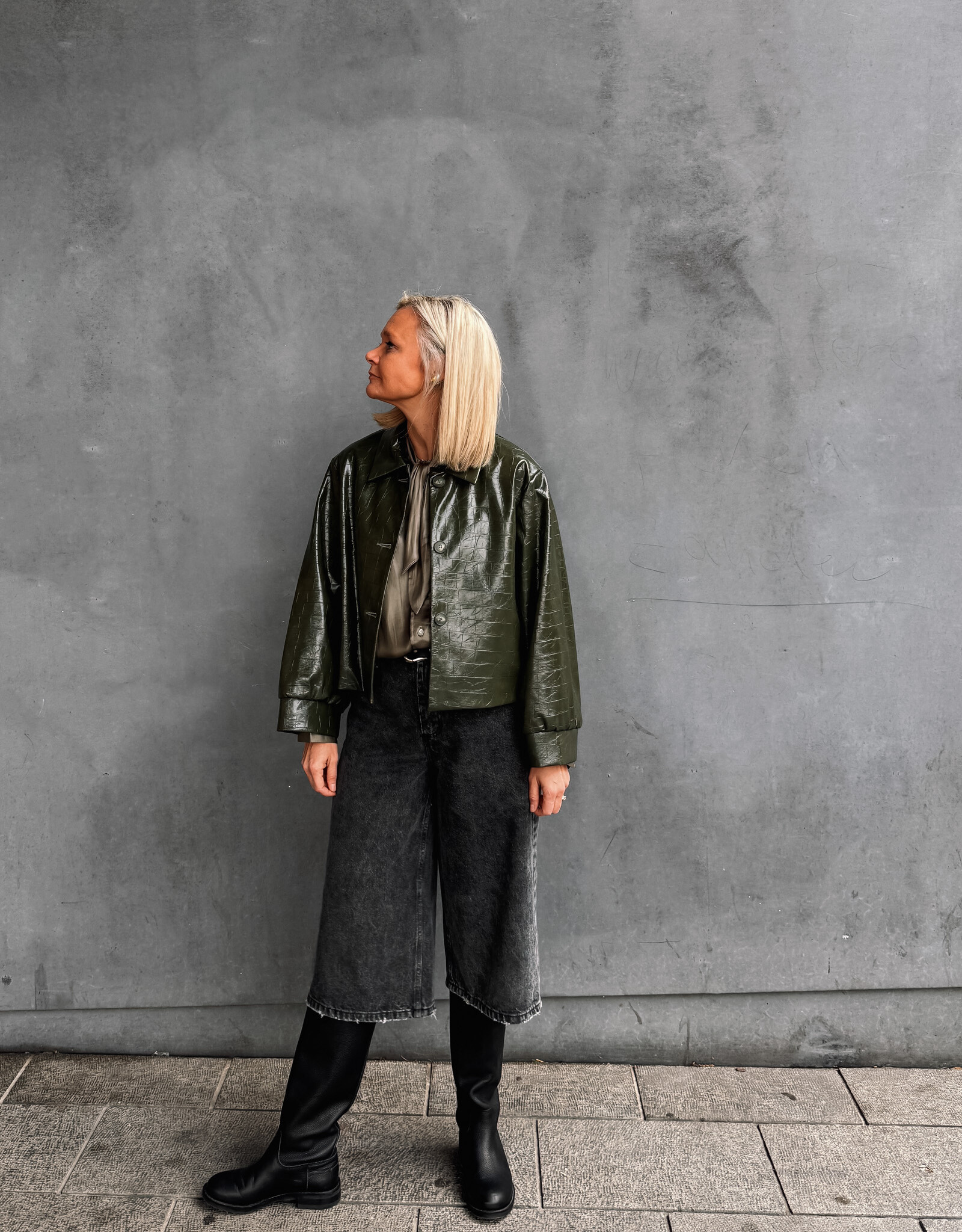 The Golden House Joh Bermuda Jeans 'Elke' - Grey