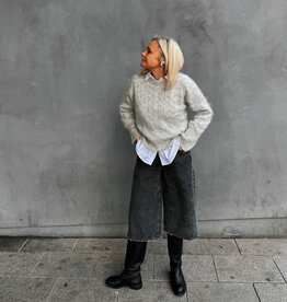 The Golden House Joh Bermuda Jeans 'Elke' - Grey