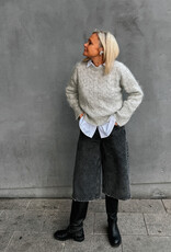 The Golden House Mika Pull 'Lauren' - Grey Melange